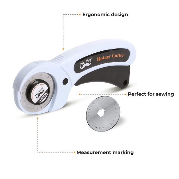 mr. pen rotary cutter blades specification